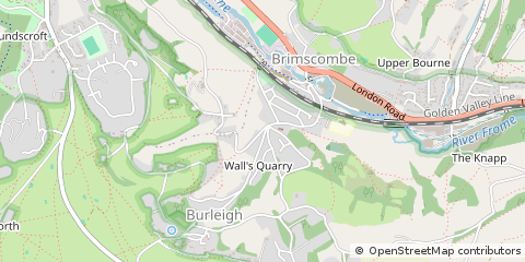 Map of Stroud, Gloucestershire