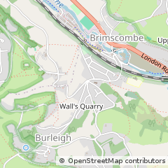 Map of Stroud, Gloucestershire
