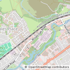 Map of Canterbury, Kent