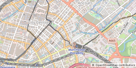 Map of Manchester