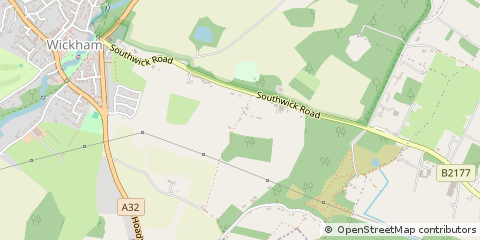 Map of Fareham