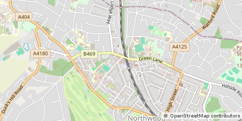 Map of Northwood