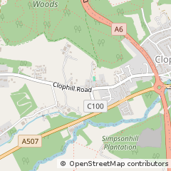 Map of Maulden, Bedfordshire