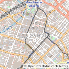 Map of Manchester