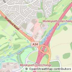 Map of Solihull, West Midlands