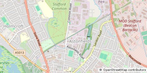 Map of Stafford