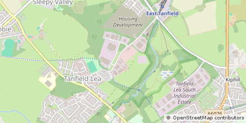 Map of Stanley, County Durham