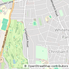 Map of Gravesend, Kent