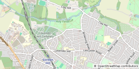 Map of Enfield, Middlesex