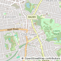 Map of Swindon, Wiltshire