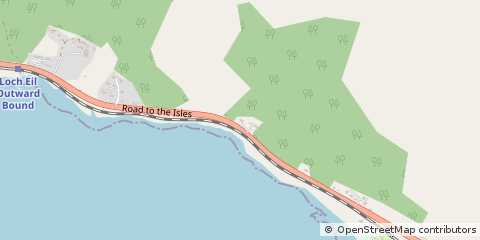 Map of Fort William, Inverness-Shire
