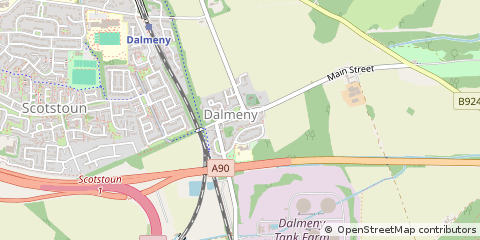 Map of South Queensferry, West Lothian