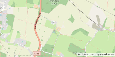 Map of Amersham, Buckinghamshire