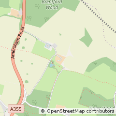 Map of Amersham, Buckinghamshire