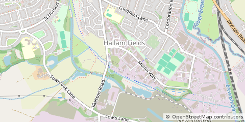 Map of Ilkeston, Derbyshire