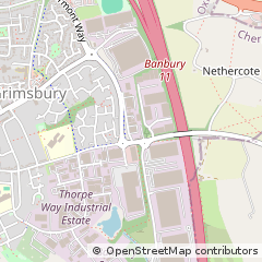 Map of Banbury, Oxfordshire