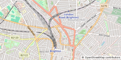 Map of Brighton