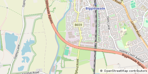 Map of Biggleswade