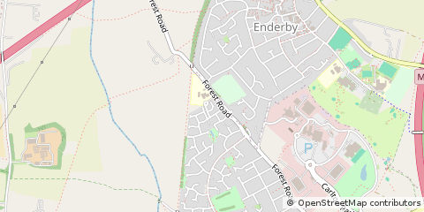 Map of Leicester