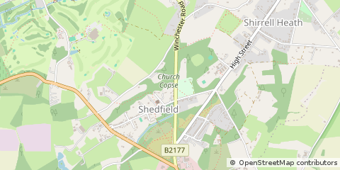 Map of Southampton, Hampshire