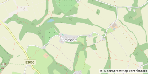 Map of Blackmoor, Hants