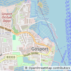 Map of Gosport, Hampshire