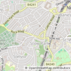 Map of Newport, Gwent