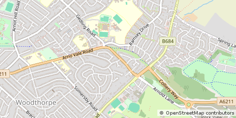 Map of Nottingham