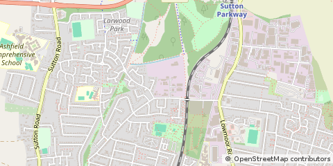 Map of Nottingham
