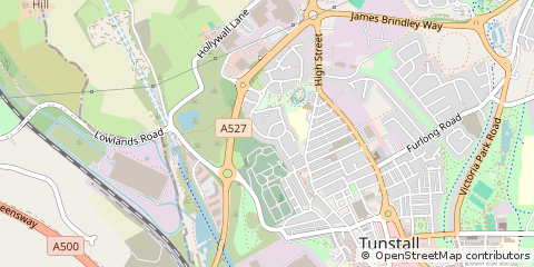 Map of Stoke-on-Trent