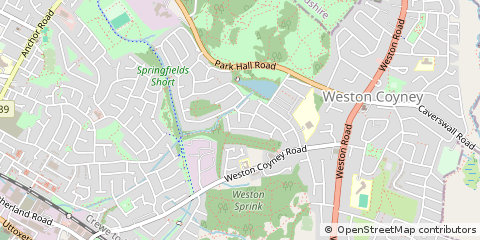 Map of Stoke on Trent