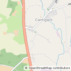 Map of NR Llanelli, Carmarthenshire
