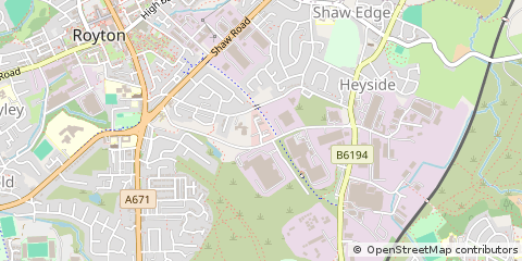 Map of Oldham