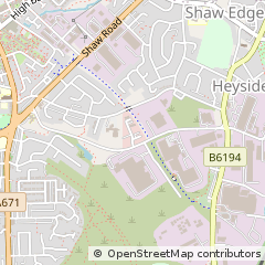 Map of Oldham