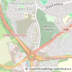 Map of Cardiff