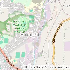 Map of Halifax, West Yorkshire