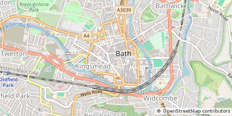 Map of Bath