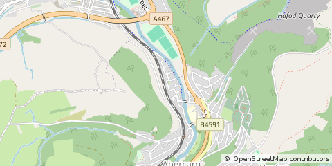 Map of Abercarn
