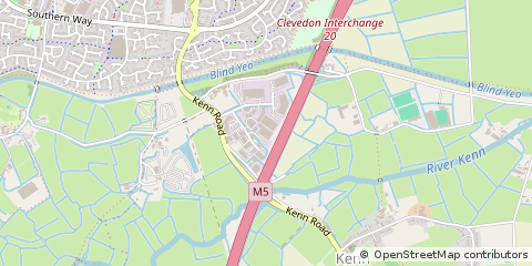 Map of Clevedon, North Somerset