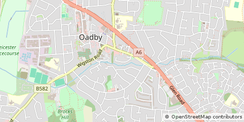Map of Leicester