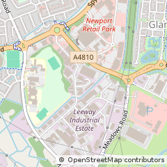 Map of Newport, Gwent