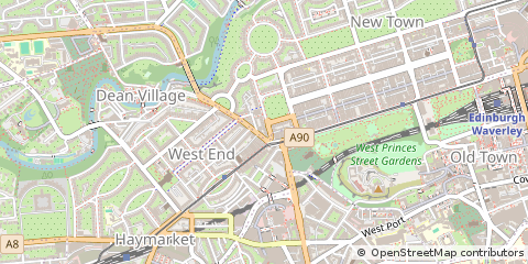 Map of Edinburgh