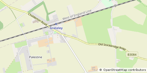 Map of Andover, Hampshire