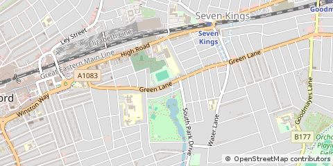 Map of Ilford