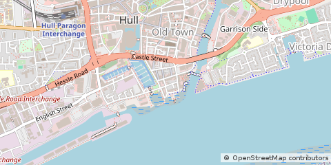 Map of Hull, North Humberside