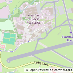 Map of Christchurch, Dorset