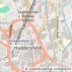 Map of Huddersfield