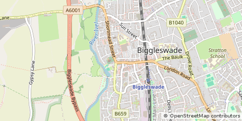 Map of Biggleswade