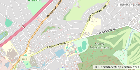 Map of Frimley