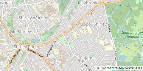 Map of Southampton